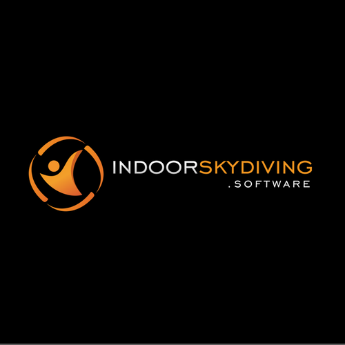 Skydiving design with the title 'Indoorskydiving for logo Concept'