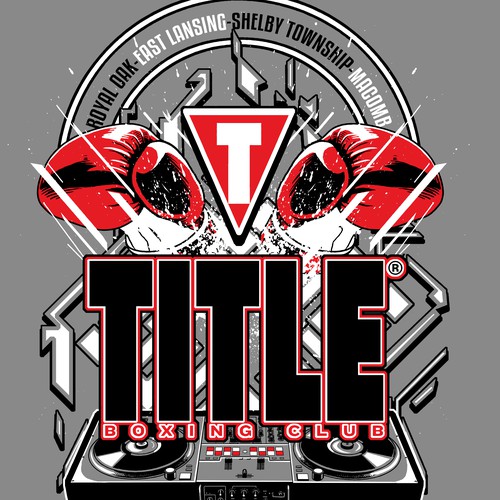 Title design with the title 'title boxing club'