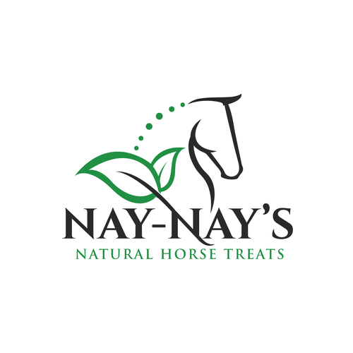 Natural product logo with the title 'Horse logo'
