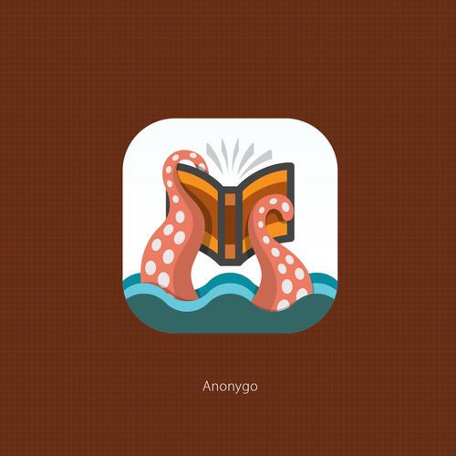Octopus design with the title 'Anonygo'