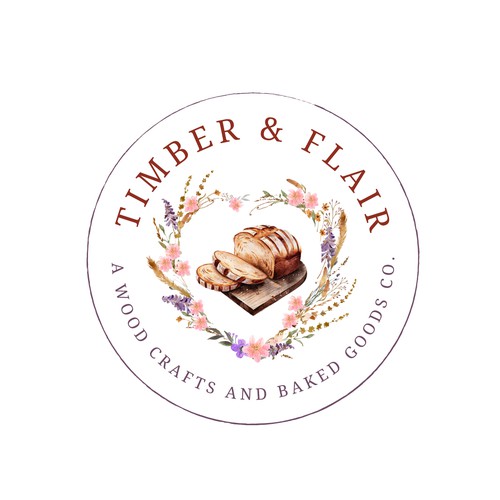 Timber logo with the title 'Timber & Flair'