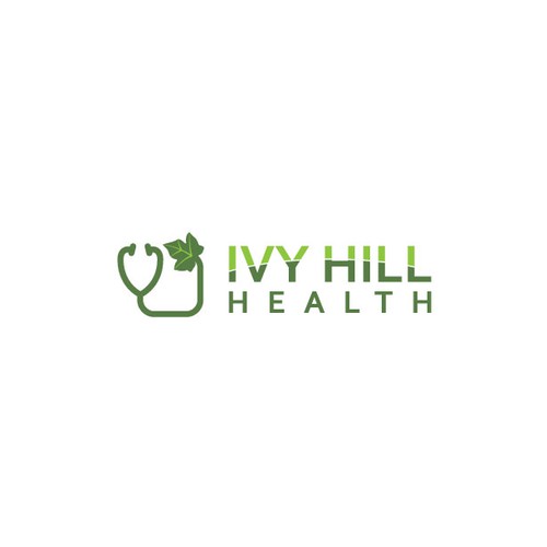 Hill logo with the title 'Health clinic logo'