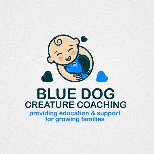 Nice design with the title 'Baby & Dog'