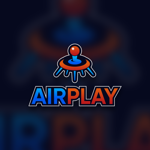 商场标识的标题“AIRPLAY”