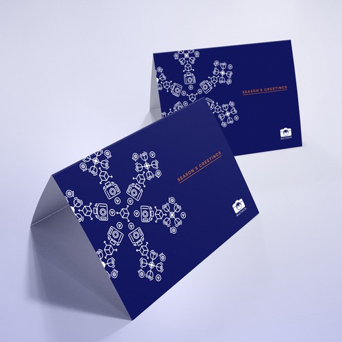 Season design with the title 'Greeting card'
