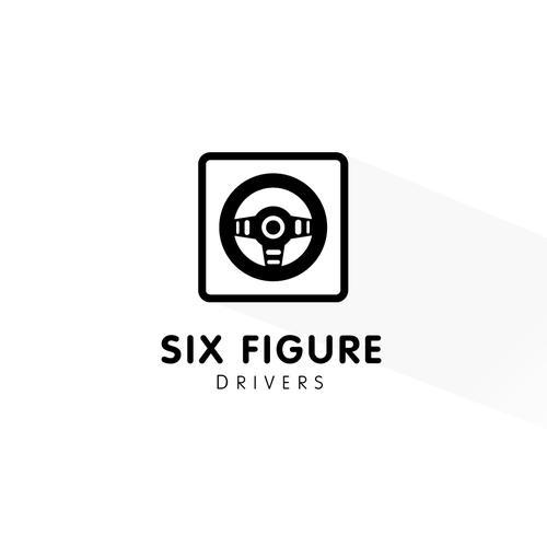 Driving logo with the title 'Creative Logo For a Rideshare Company'