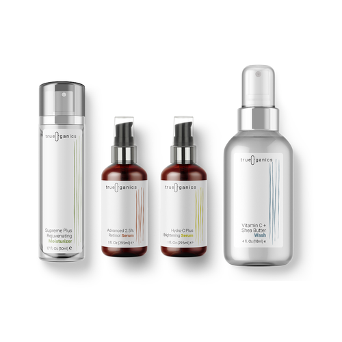 Natural product packaging with the title 'Minimalist Concept for Organic Skincare'