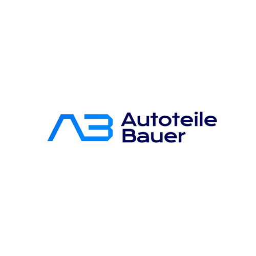 Futuristic brand with the title 'Ab initial logo for dealership'