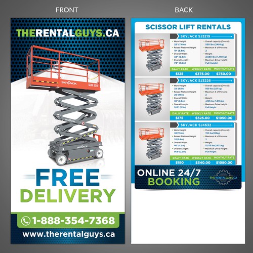 Direct mail design with the title 'Postcard Design'