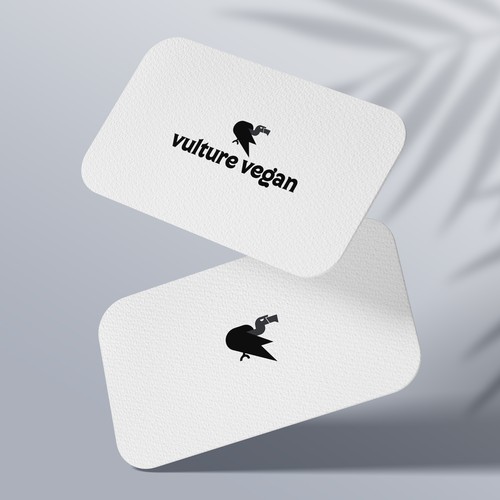 Vegan logo with the title 'Logo Design for a Vegan Company'