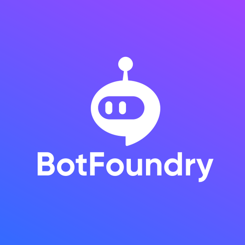 Bot design with the title 'bot foundry'