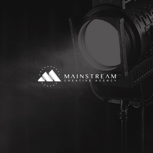 Movie logo with the title 'Logo for Mainstream Creative Agency'