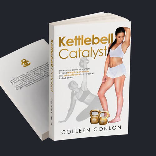 Fitness book cover with the title 'Kettlebell Catalyst | Book Cover | Option 02'