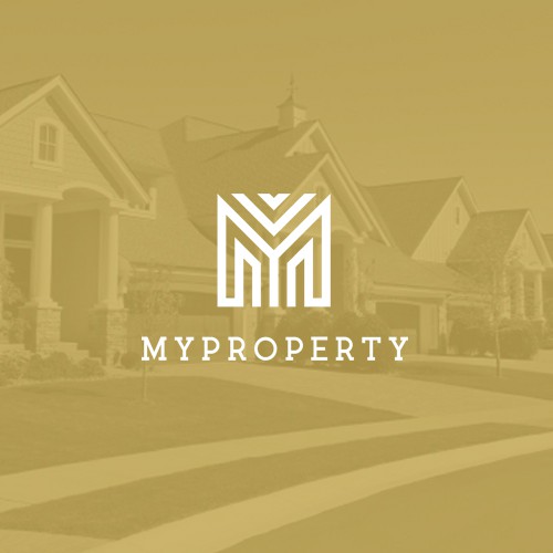 Black and gold logo with the title 'MyProperty'