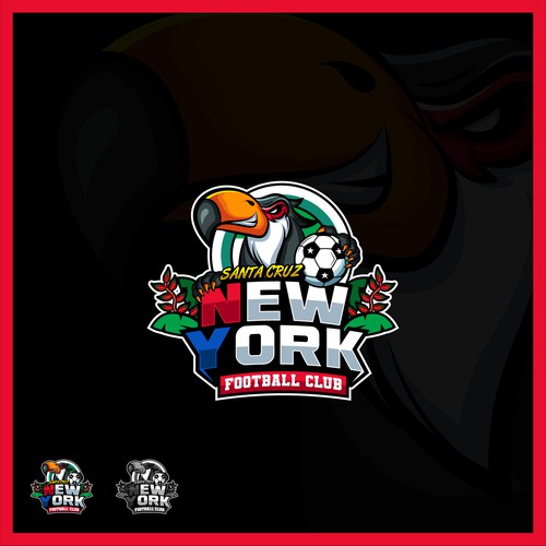 Football logo with the title 'Sport Logo Design Mascot'