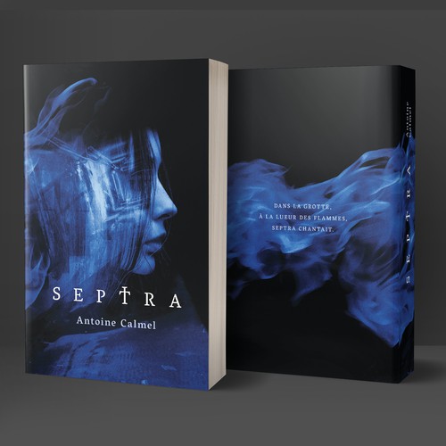 Mystical book cover with the title 'Cover for Fantastic Thriller'