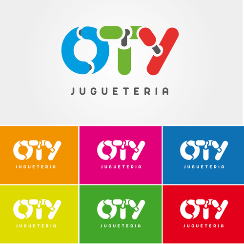 Toy shop logo with the title 'Toyshop logo'