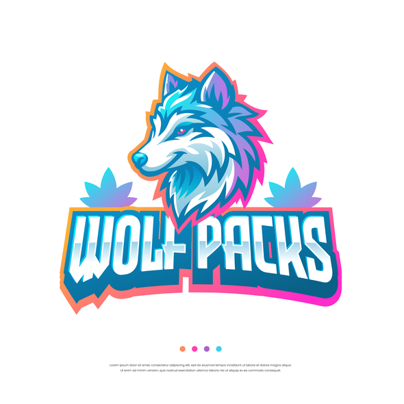 Husky logo with the title 'Wolf Packs'