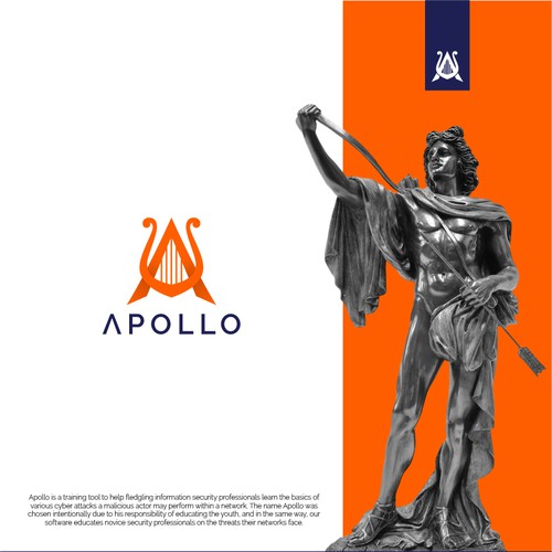 Mythology logo with the title 'APOLLO'