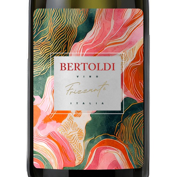 Label with the title 'Wine label'