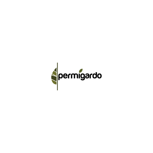 Leaf logo with the title 'Permigardo'