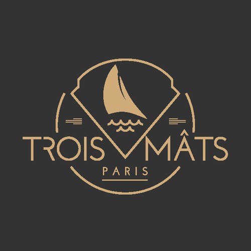 International logo with the title 'Logo french luxury brand in Hong-Kong !'