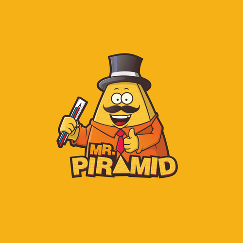 Pyramid logo with the title 'Logo for Mr.Pyramid'