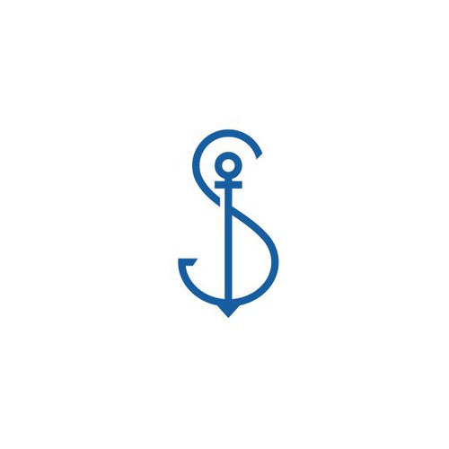 Nautical logo with the title ' Logo Design for Seclusion Beach'