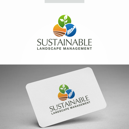 Sustainable logo with the title 'Sustainable Landscape Management'