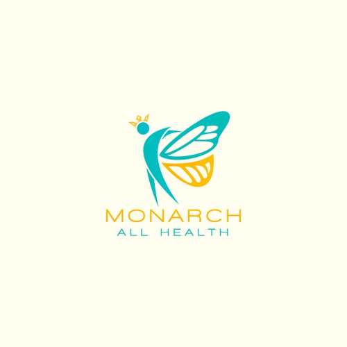Butterfly brand with the title 'monarch logo'
