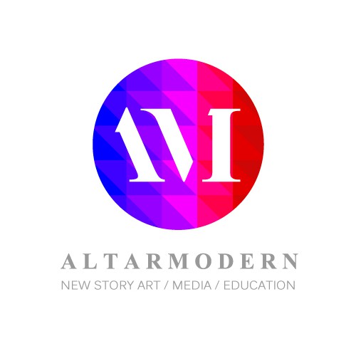 Am logo with the title 'Altarmodern'