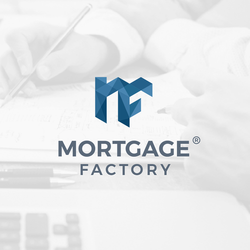 Factory design with the title 'Logo designs for Mortgage Factory. '