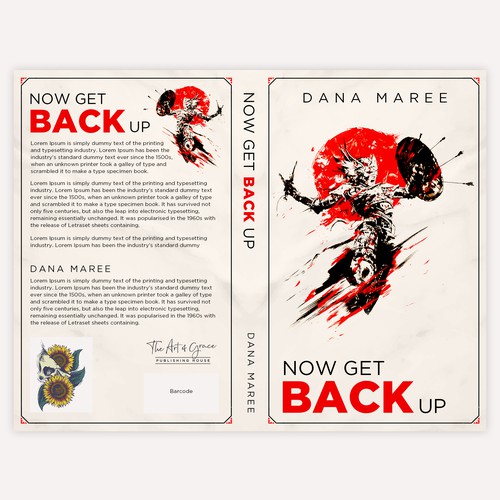 Warrior book cover with the title 'Now get Back up'