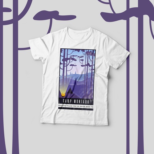 Night t-shirt with the title 'T-Shirt design'