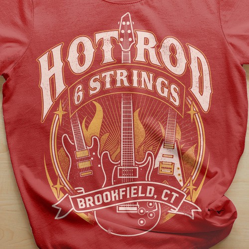 Rock t-shirt with the title 'Vintage Rock T-shirt'