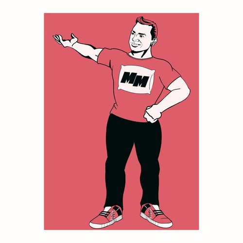 Mattress logo with the title 'First Concept Design for Mattress Store '