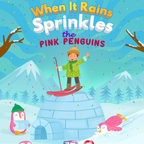art ideas cute Cute artwork with the title 'When it rains sprinkles the Pink Penguins '
