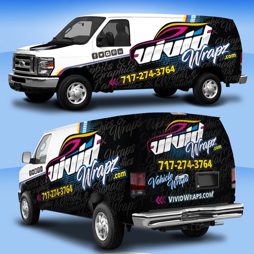 Wrap design with the title 'Vivid Wrapz'