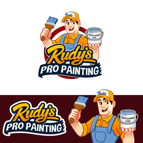 Painting design with the title 'Professional Painting Company '