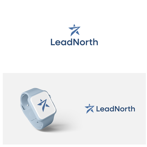 North design with the title 'Strategic logo & identity for tech sales agency rebranding'