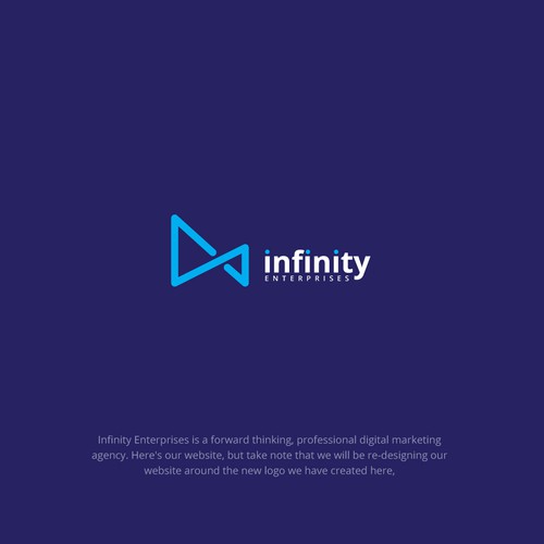 creative infinity logo design