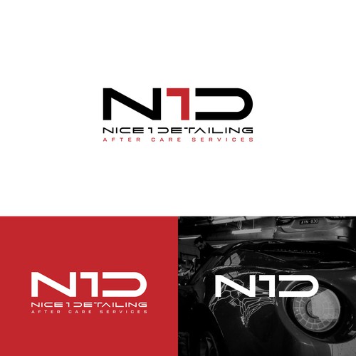 Detailing logo with the title 'Nice 1 Detailing'