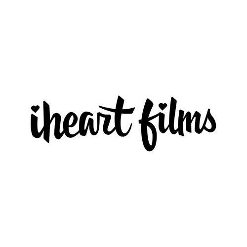 Brush pen design with the title 'Logo for iheart films'