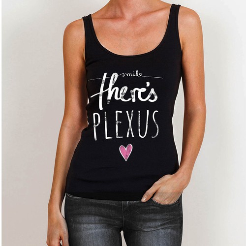 Distressed t-shirt with the title 'T-shirt quote for Plexus'