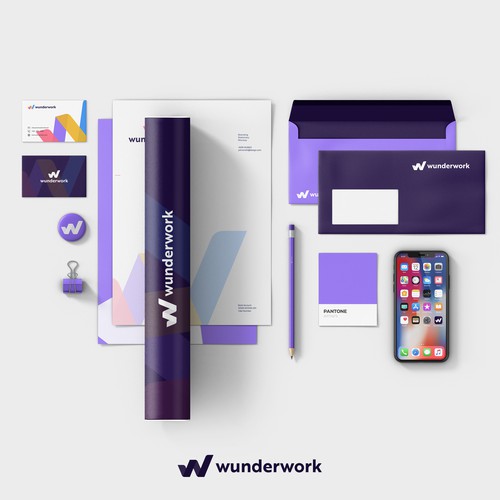 Symbolic brand with the title 'Wunderwork Logo'