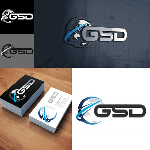 Shoes brand with the title 'GSD Corporate Logo'