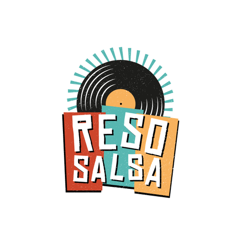 Latin design with the title 'Reso Salsa logo'