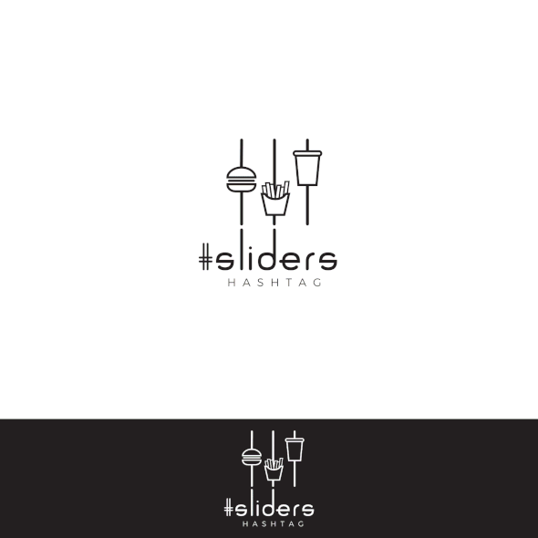 Mcdonalds logo with the title 'sliders'