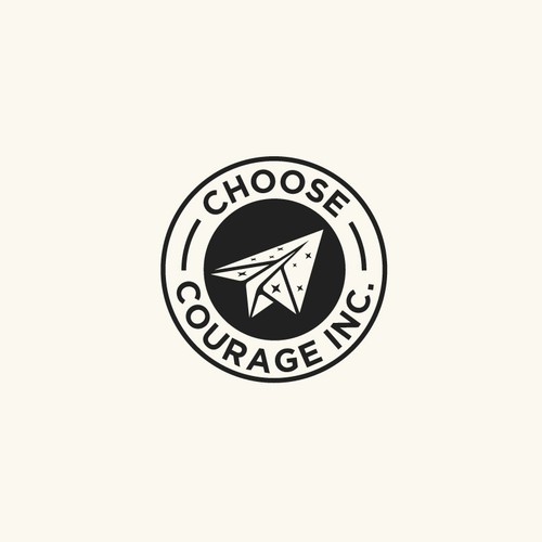 Courage design with the title 'Choose Courage Inc.'