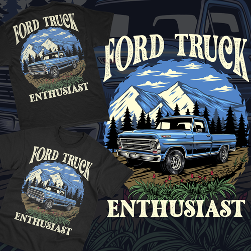 Truck t-shirt with the title 'Ford Truck'